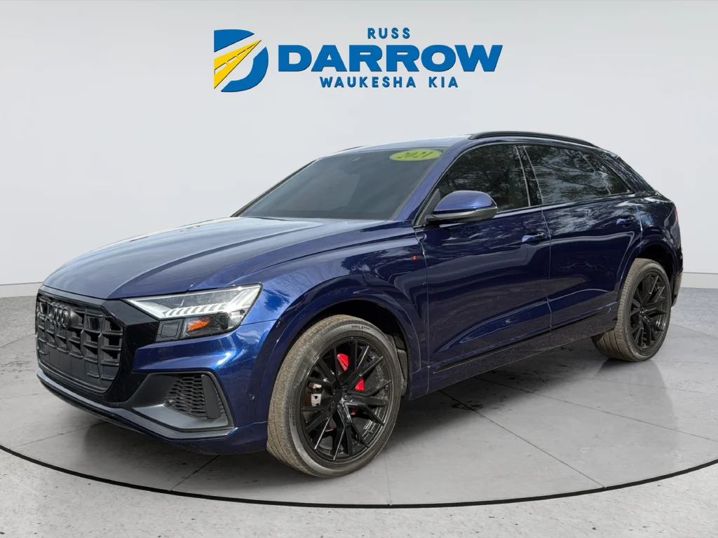 Used 2021 Blue Audi 55 Prestige image 1