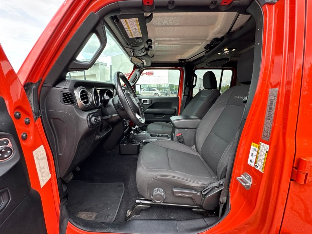 Used 2019 Orange Jeep Unlimited Sahara image 11