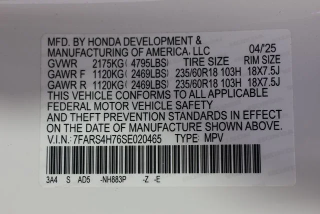 Certified Used 2025 White Honda EX-L image 30