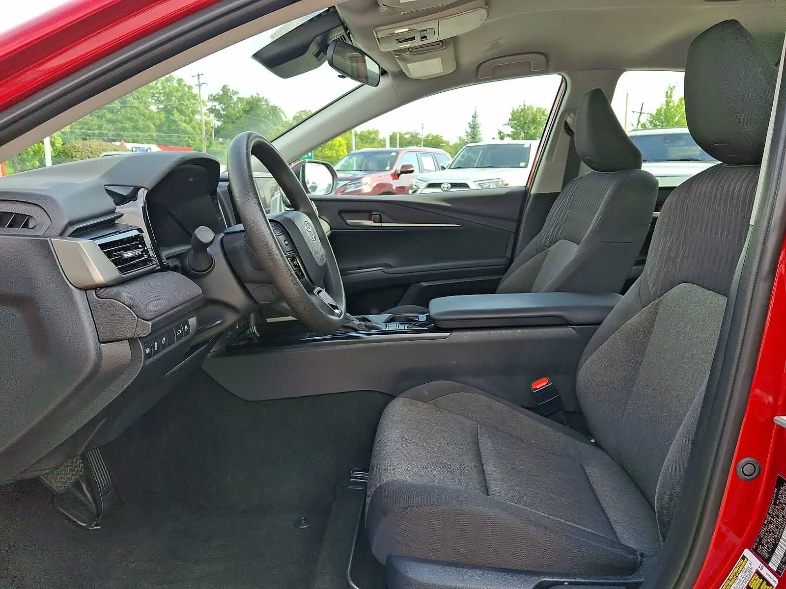 Certified Used 2025 Supersonic Red Toyota LE image 16