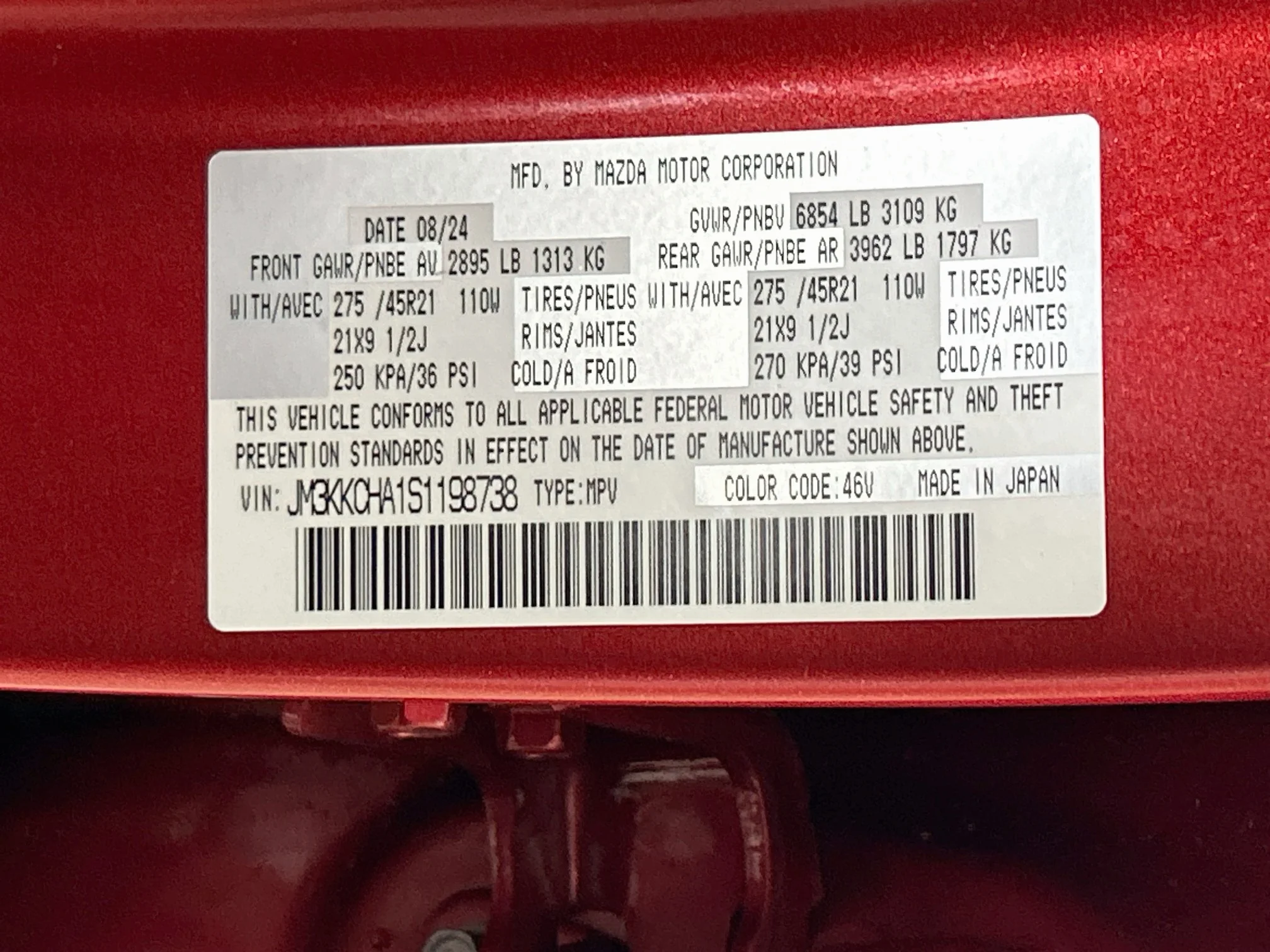 Certified Used 2025 Soul Red Crystal Mazda Premium Sport image 34