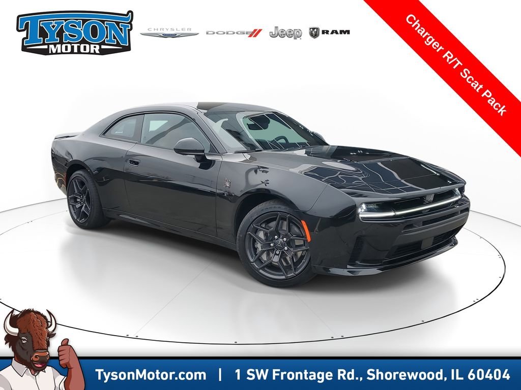 New 2026 Diamond Black Crystal Pearlcoat Dodge Scat Pack Plus image 1