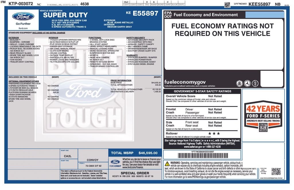Used 2019 Blue Ford XLT image 22