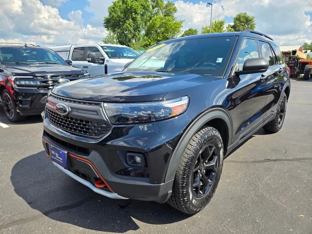 Certified Used 2022 Black Metallic Ford Timberline image 3