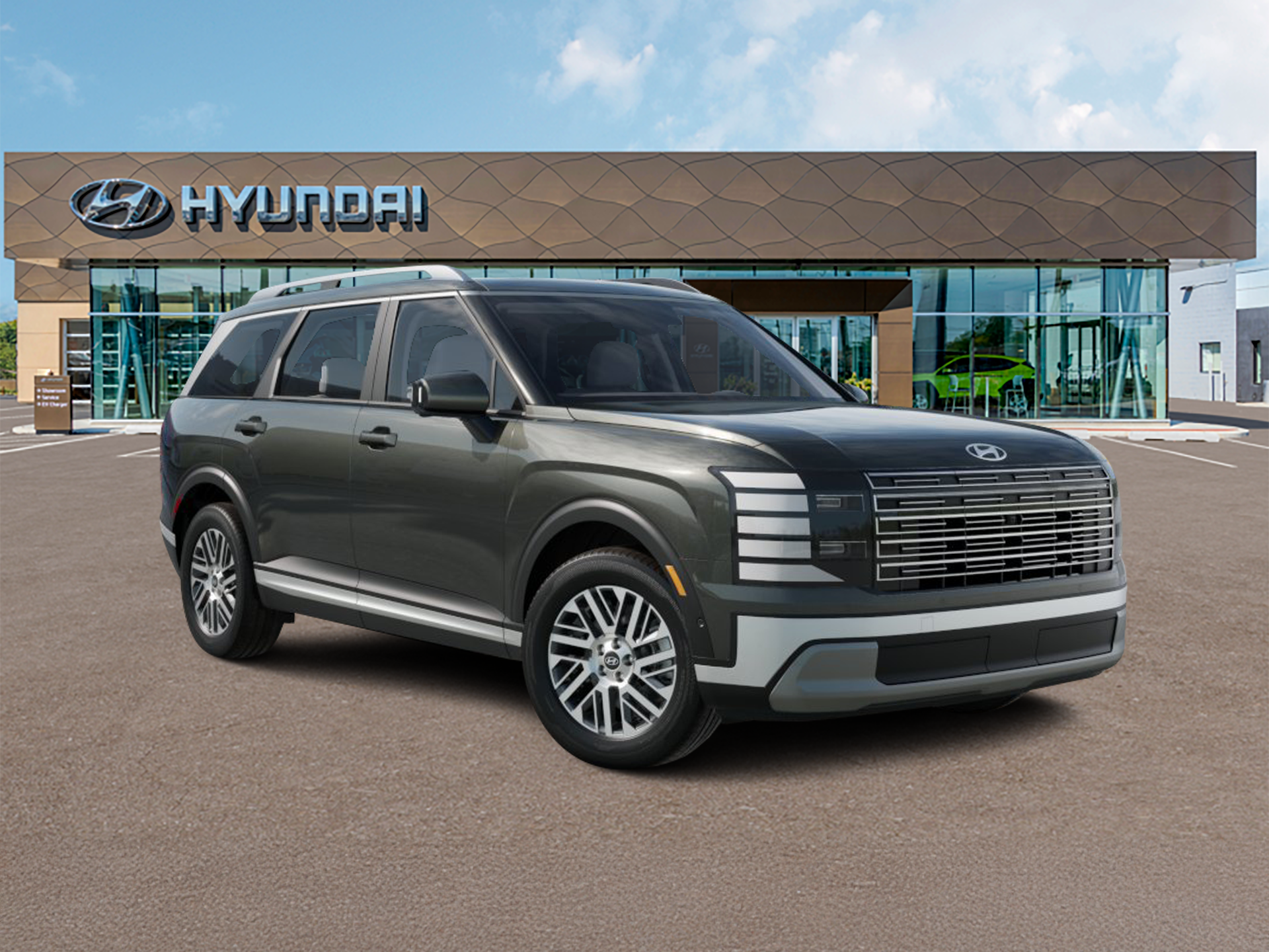 New 2026 Green Hyundai SEL Premium FWD image 7