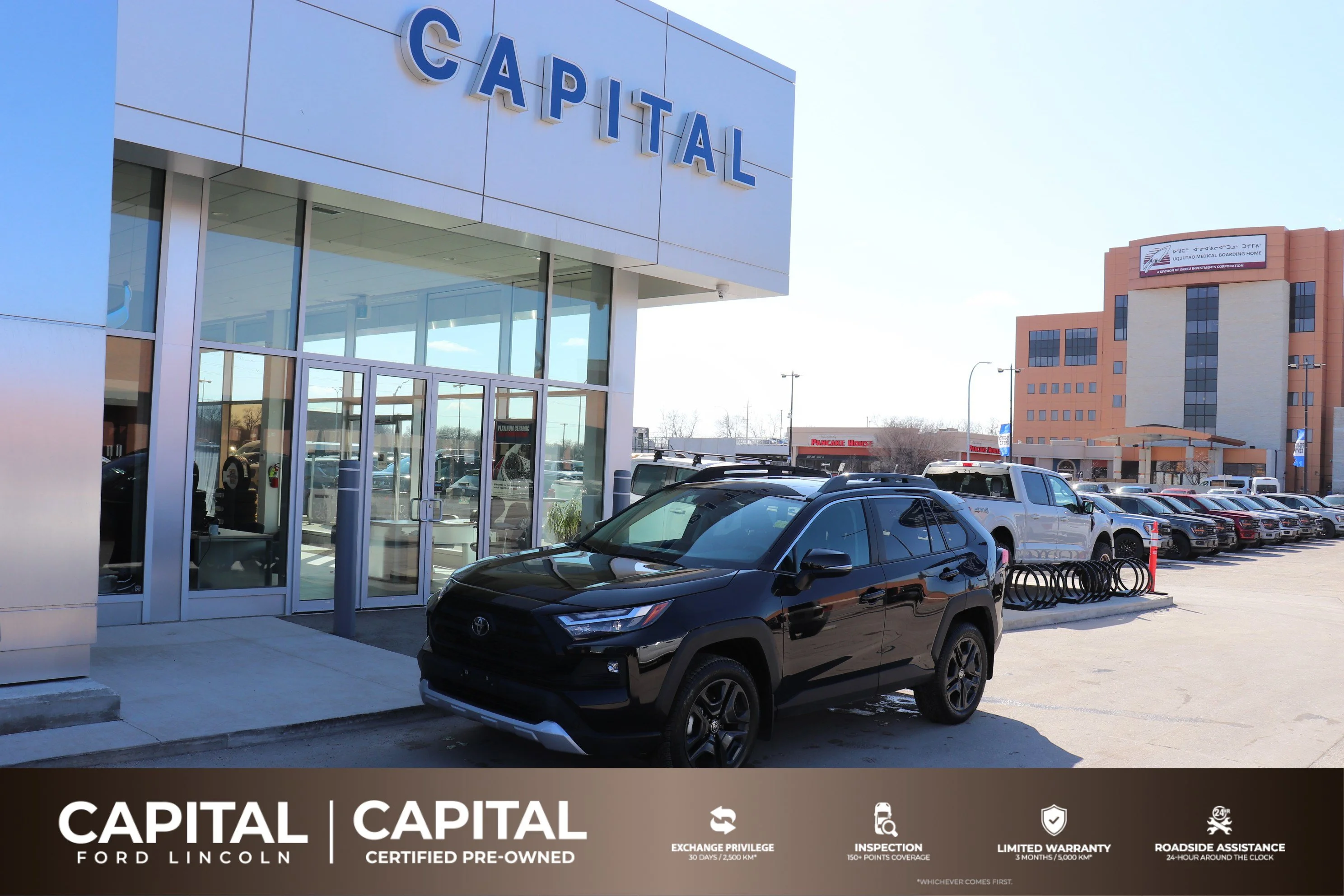 Certified Used 2025 Black Toyota Trail image 1