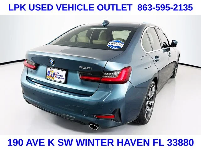 Certified Used 2020 Blue BMW 330i image 7