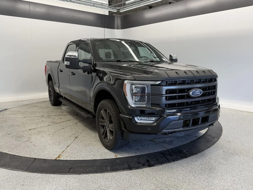 Certified Used 2021 Black Ford Lariat image 3