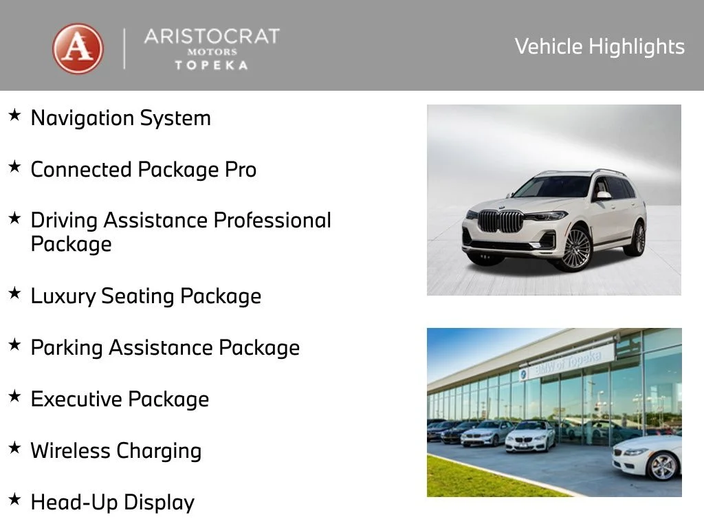 Used 2022 BMW X7 40i with VIN 5UXCW2C07N9L71841 for sale in Kansas City