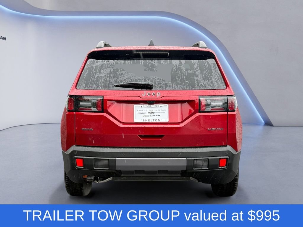 New 2026 Red Hot Pearl-Coat Exterior Paint Jeep Limited image 5