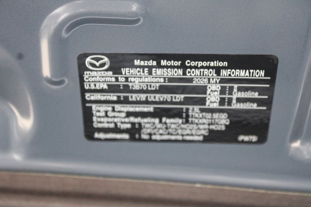 New 2026 Polymetal Gray Metallic Mazda 2.5 Turbo Meridian Edition AWD image 13
