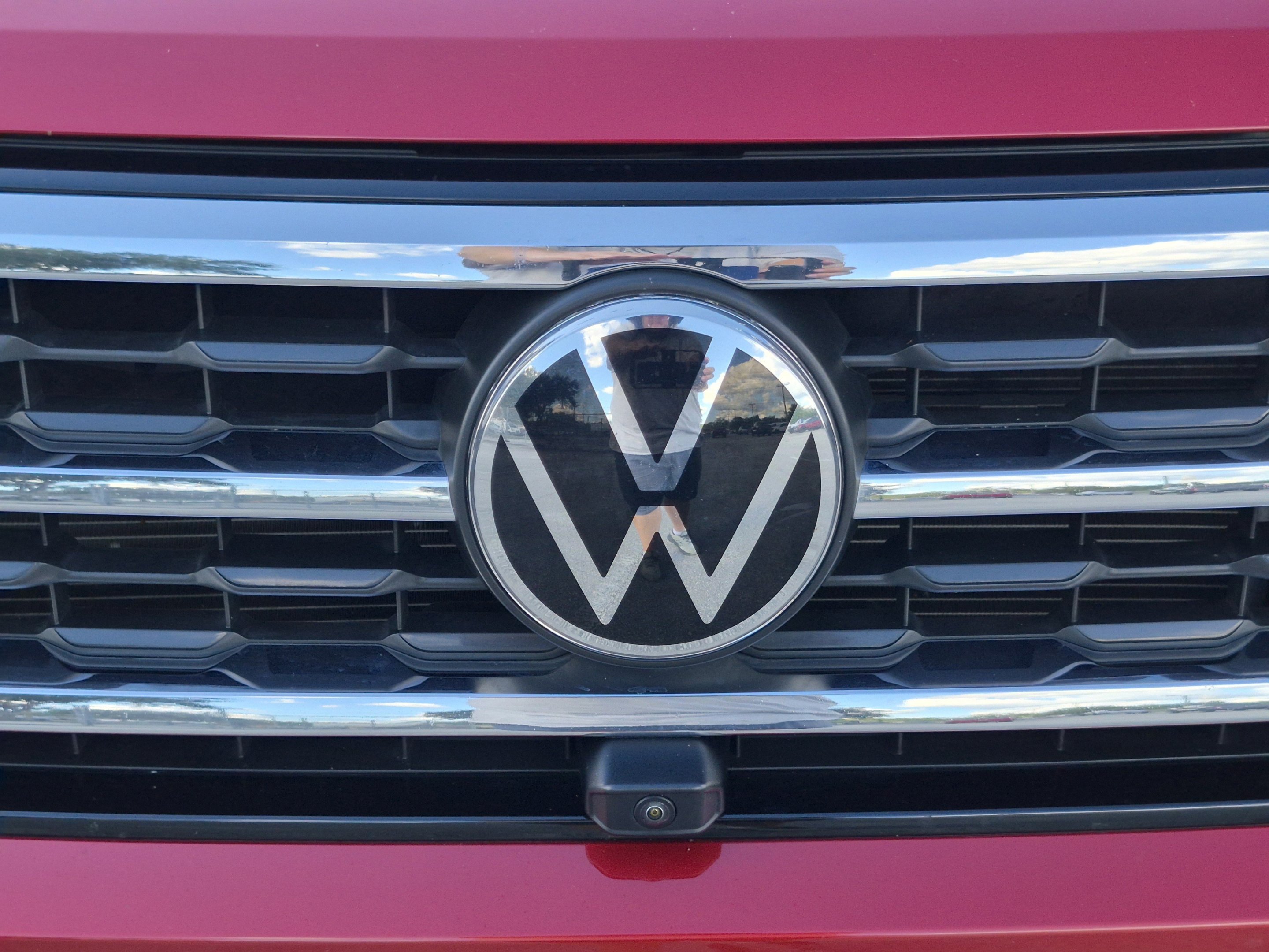 Used 2021 Aurora Red Metallic Volkswagen 3.6L V6 SEL Premium R-Line image 52