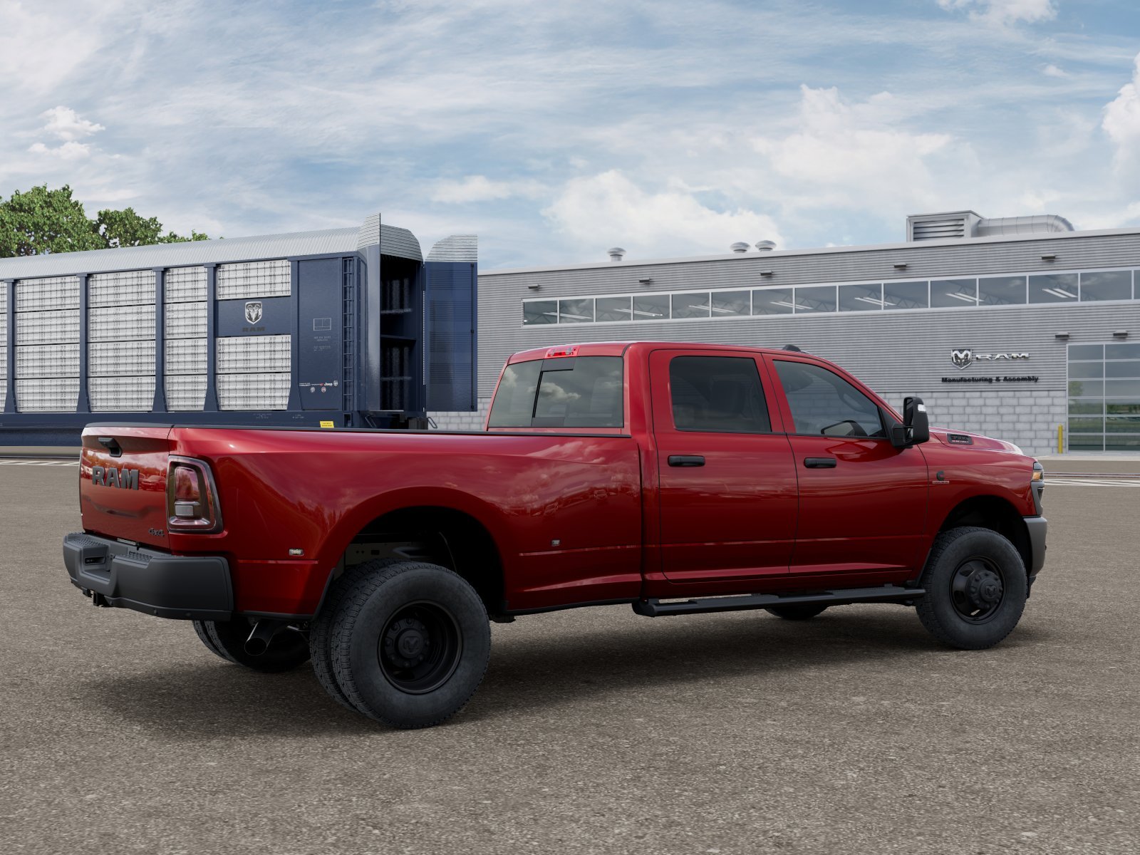New 2026 Molten Red Pearl-Coat Exterior Paint RAM Tradesman image 30