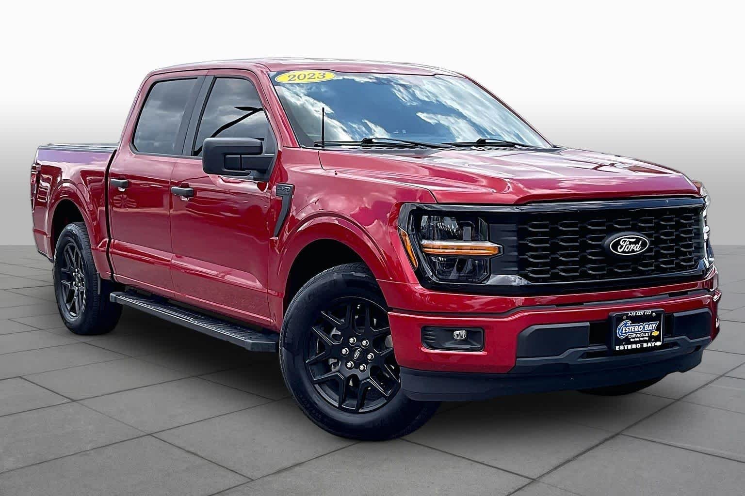 Used 2025 Rapid Red Metallic Tinted Clearcoat Ford STX image 3