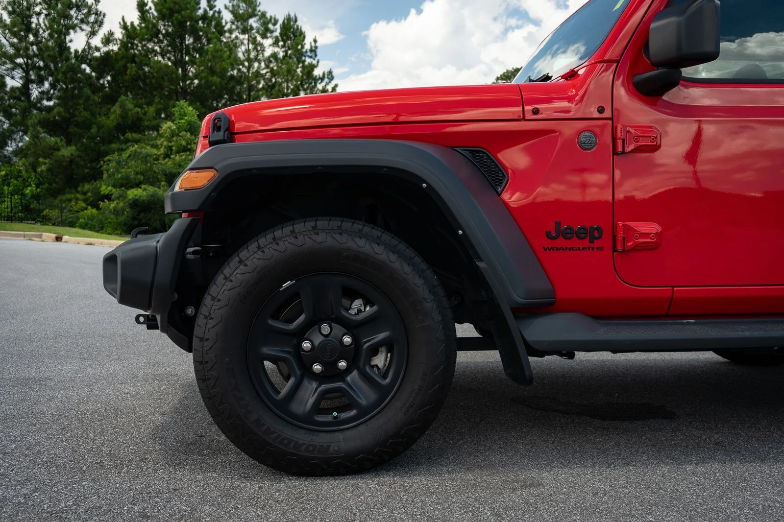 Used 2024 Red Clearcoat Jeep Sport image 4