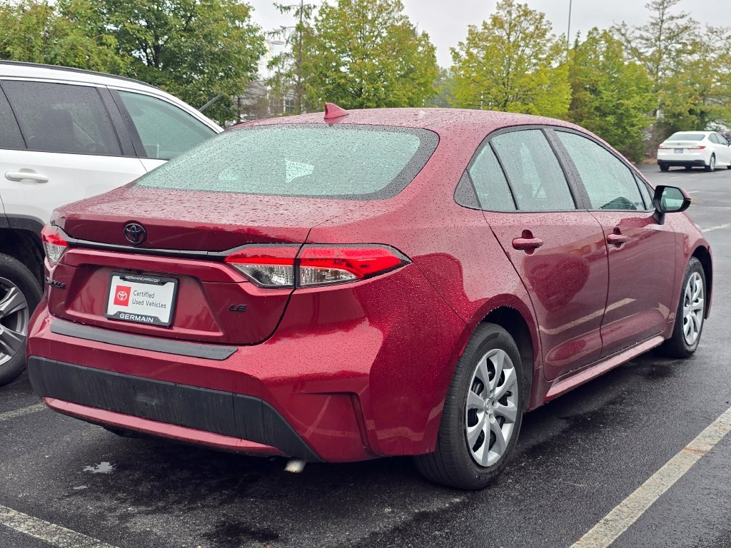 Certified Used 2022 Red Toyota LE image 8