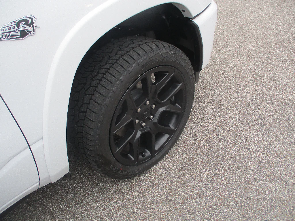 New 2026 Bright White Clear-Coat Exterior Paint RAM Laramie Crew Cab 4x4 5