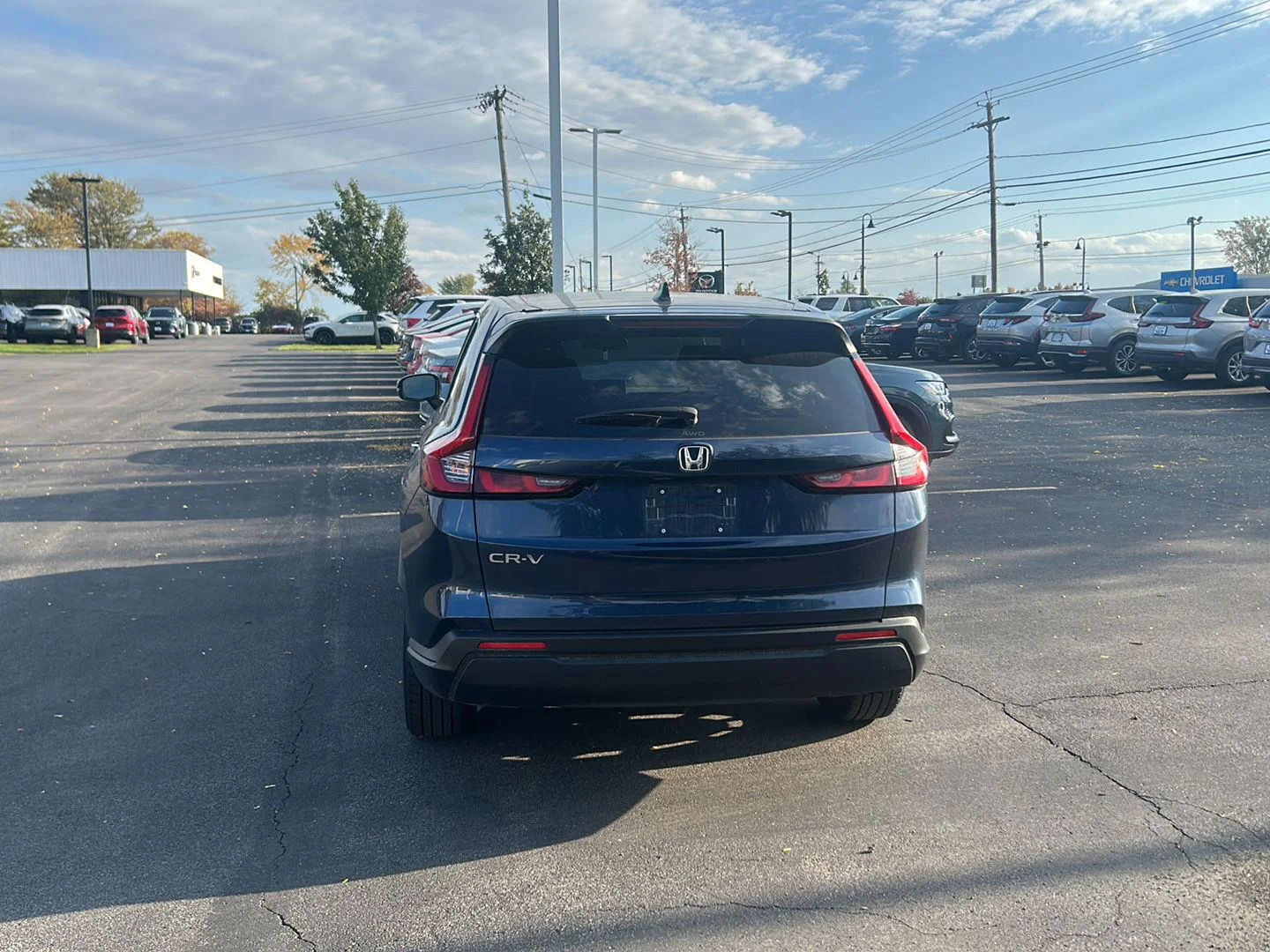 Used 2025 Canyon River Blue Metallic Honda EX image 6