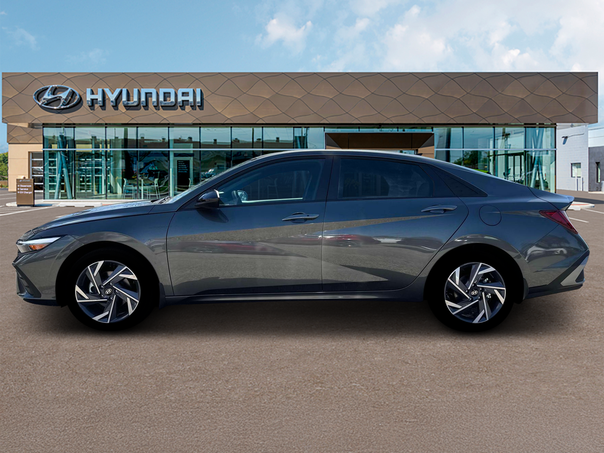New 2025 Gray Hyundai SEL Sport image 3