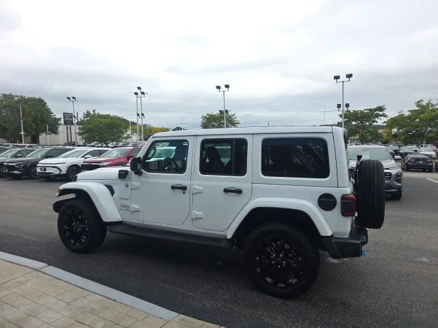 Used 2024 White Jeep Sahara 4xe image 5