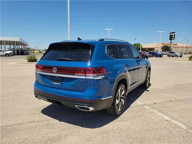 Used 2025 Mountain Lake Blue Metallic Volkswagen 2.0T SEL All-Wheel Drive 4MOTION image 4