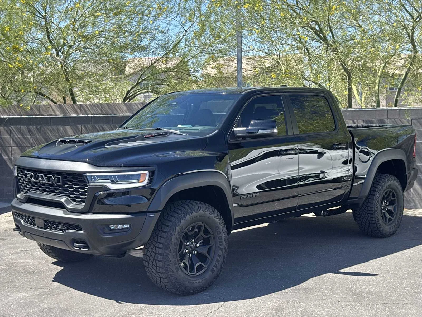 New 2026 Diamond Black Crystal Pearl-Coat Exterior Paint RAM RHO image 4