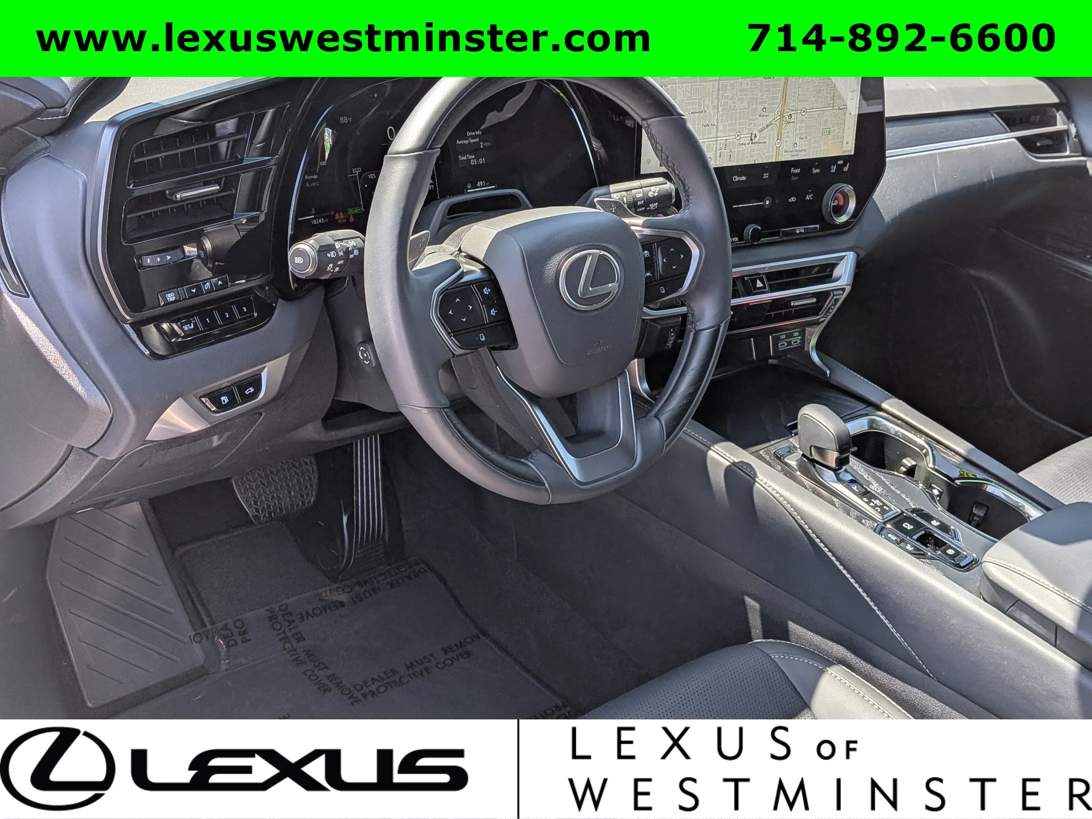Certified Used 2025 White Lexus RX 350h Premium Plus image 18