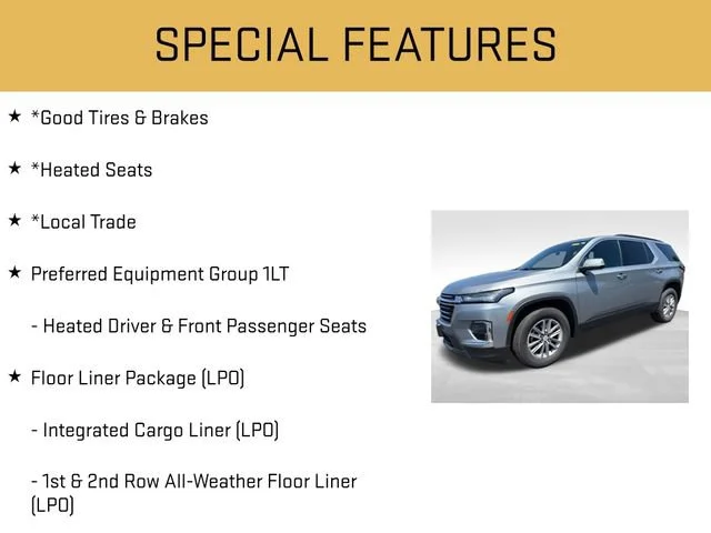 Used 2023 Sterling Gray Metallic Chevrolet LT Cloth image 6