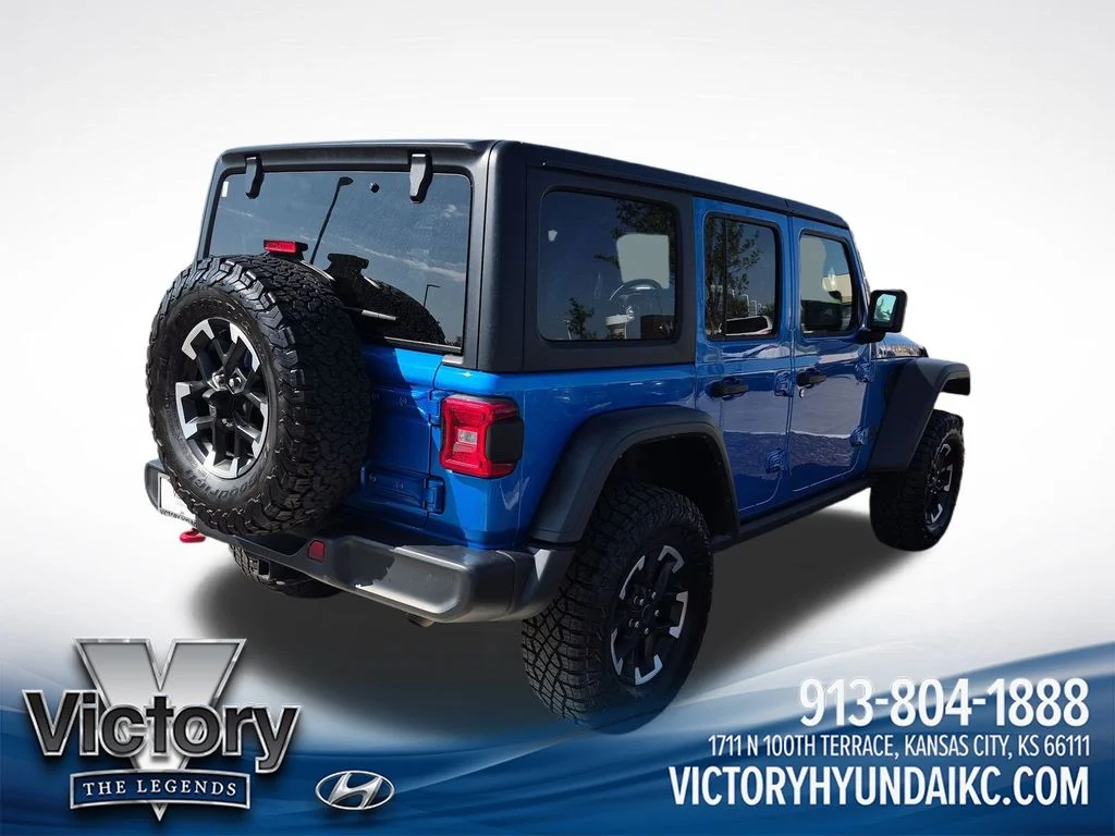 Used 2025 Blue Jeep Rubicon image 5