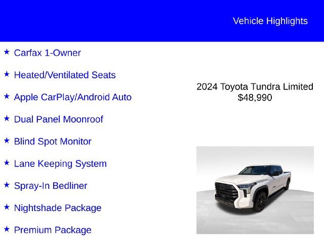 Used 2024 Ice Toyota Limited image 2