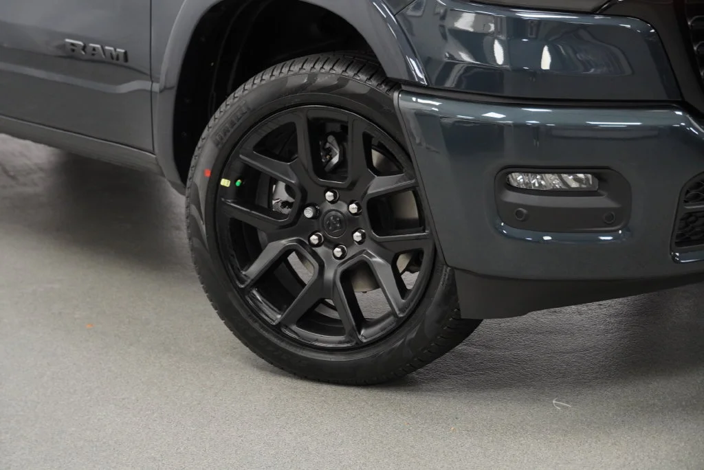 New 2027 Forged Blue Metallic Exterior Paint RAM Laramie image 7