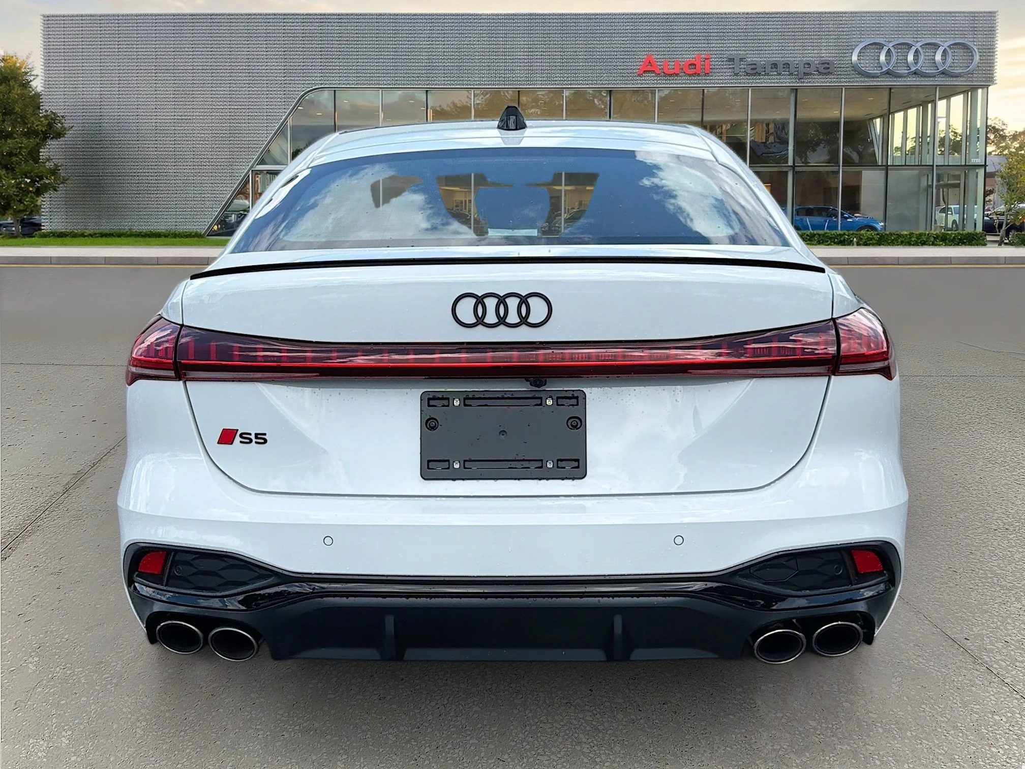 New 2026 Glacier White Metallic Audi Premium Plus image 4