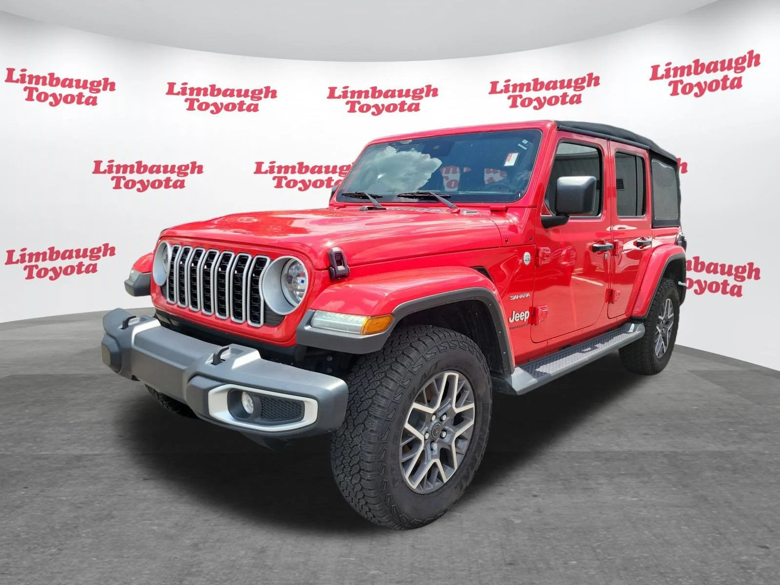 Used 2024 Firecracker Red Clearcoat Jeep Sahara image 21