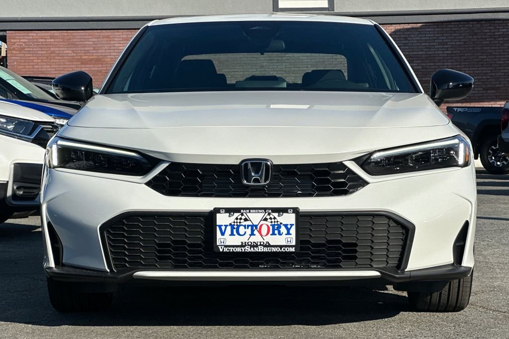 New 2025 Platinum White Pearl Honda Sport image 9