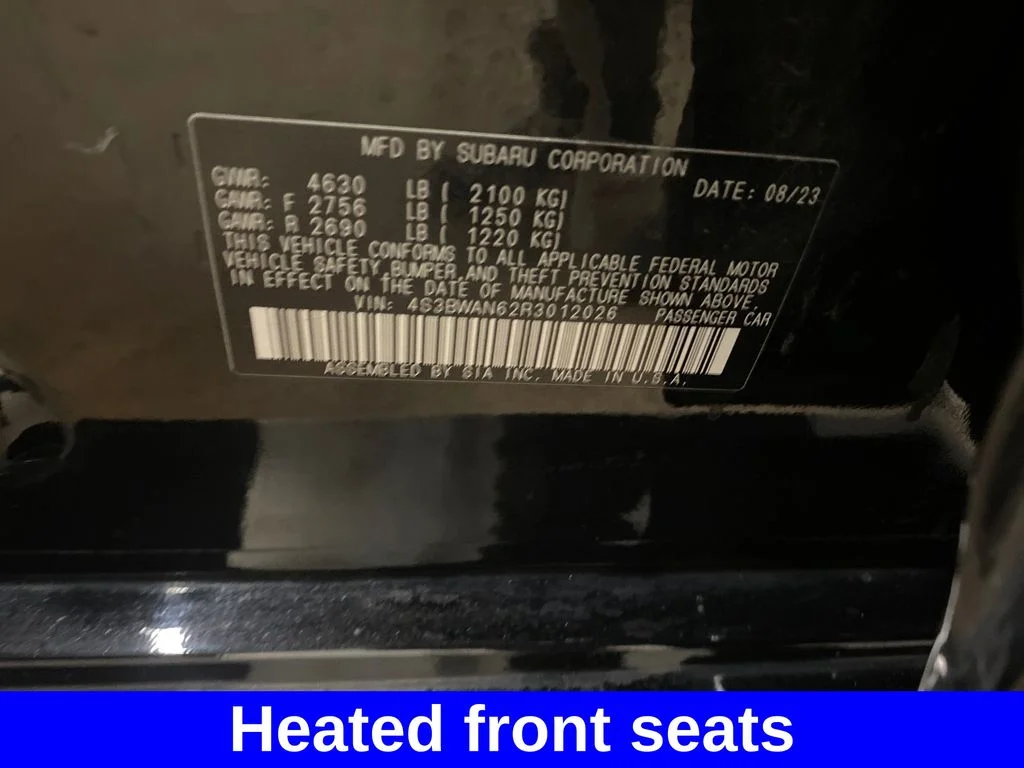 Certified Used 2024 Black Subaru Limited image 29