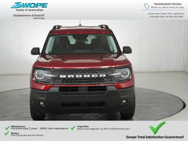 New 2025 Ruby Red Metallic Tinted Clearcoat Ford Big Bend® image 48