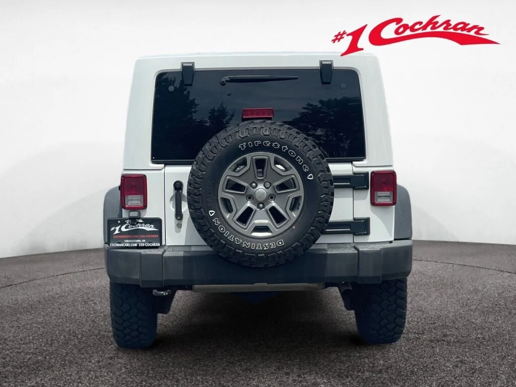 Certified Used 2018 Bright White Jeep Rubicon image 23