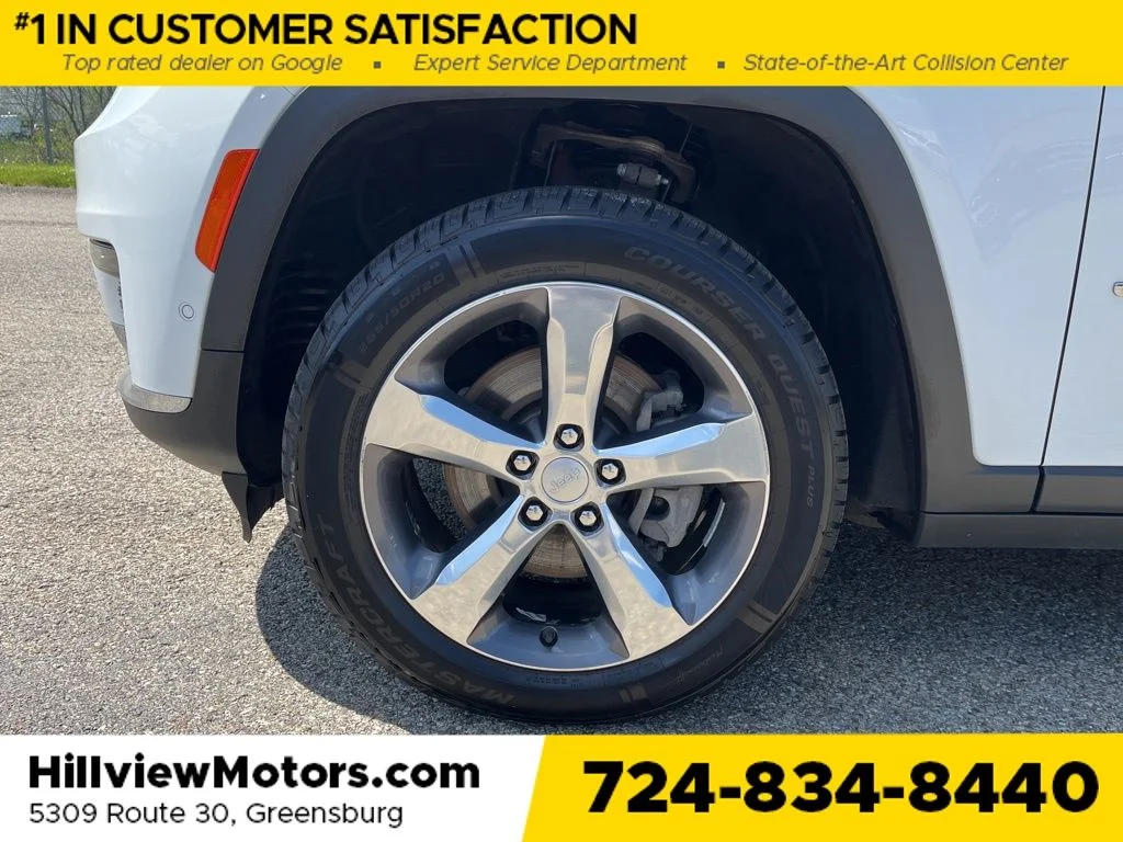 Certified Used 2021 Bright White Clearcoat Jeep Limited image 11