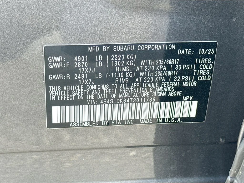 Certified Used 2026 Gray Subaru Wilderness image 41