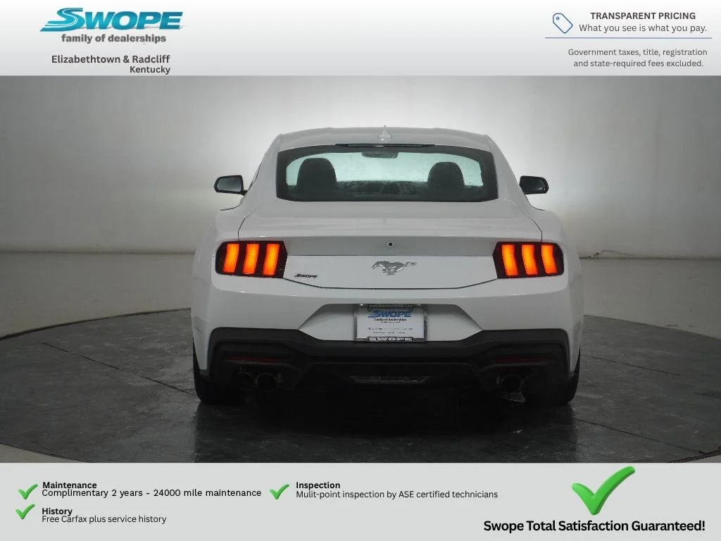 New 2025 Oxford White Ford EcoBoost® Fastback image 6