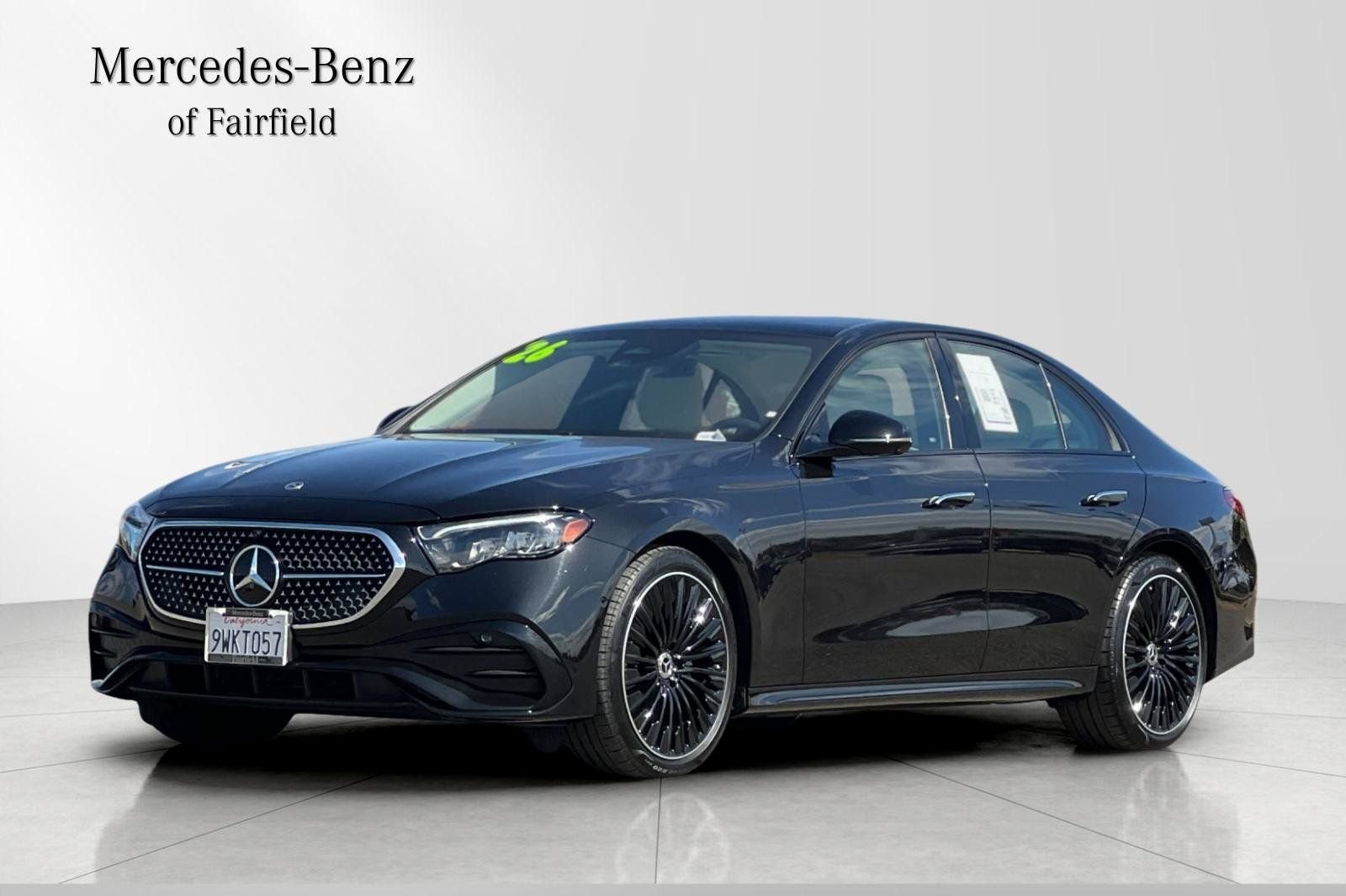 Certified Used 2026 Obsidian Black Metallic Mercedes-Benz E 350 image 1