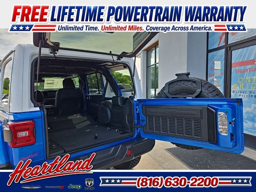 New 2026 Hydro Blue Pearl-Coat Exterior Paint Jeep Rubicon image 104