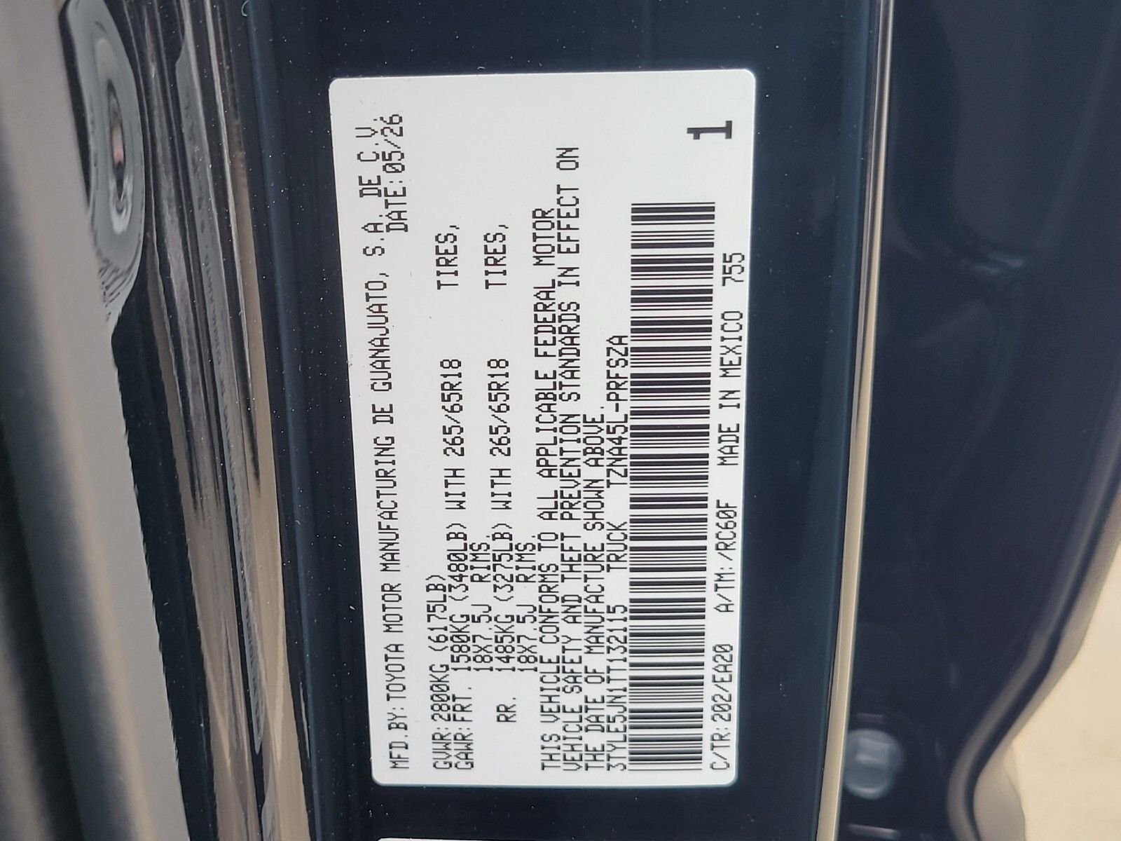 New 2026 Black Toyota  TRD Sport image 10