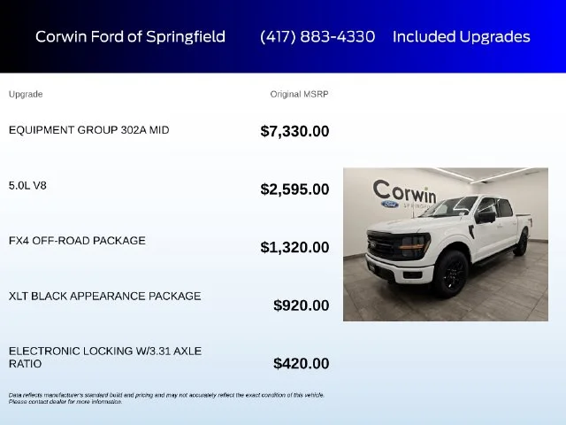 New 2026 Oxford White Ford XLT image 5