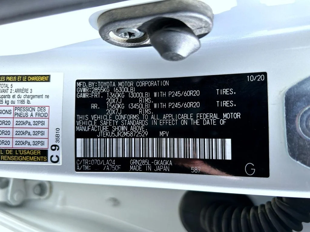Used 2021 White Toyota Limited image 25