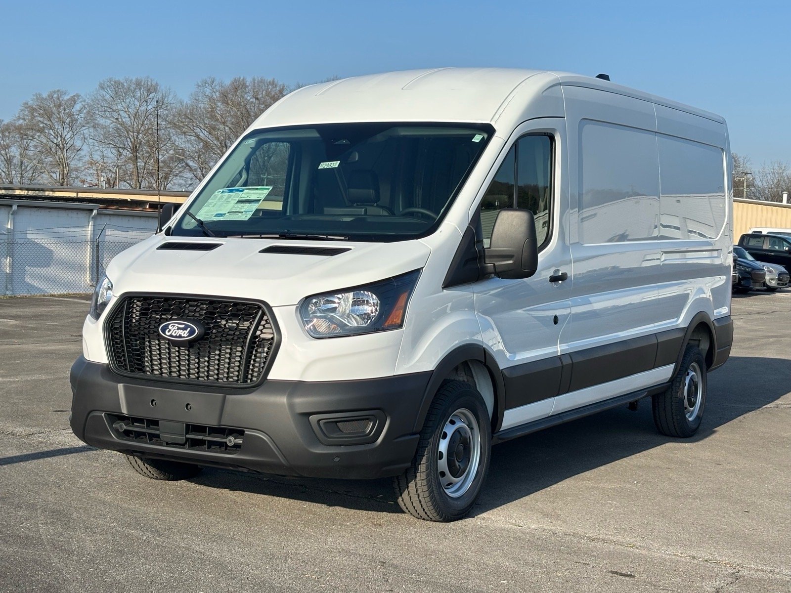 New 2026 Oxford White Ford Cargo Van image 2