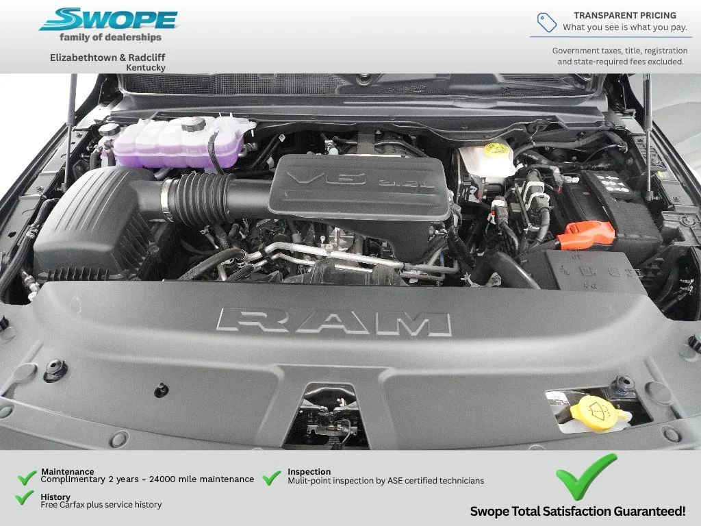 New 2026 Diamond Black Crystal Pearl-Coat Exterior Paint RAM Express image 26