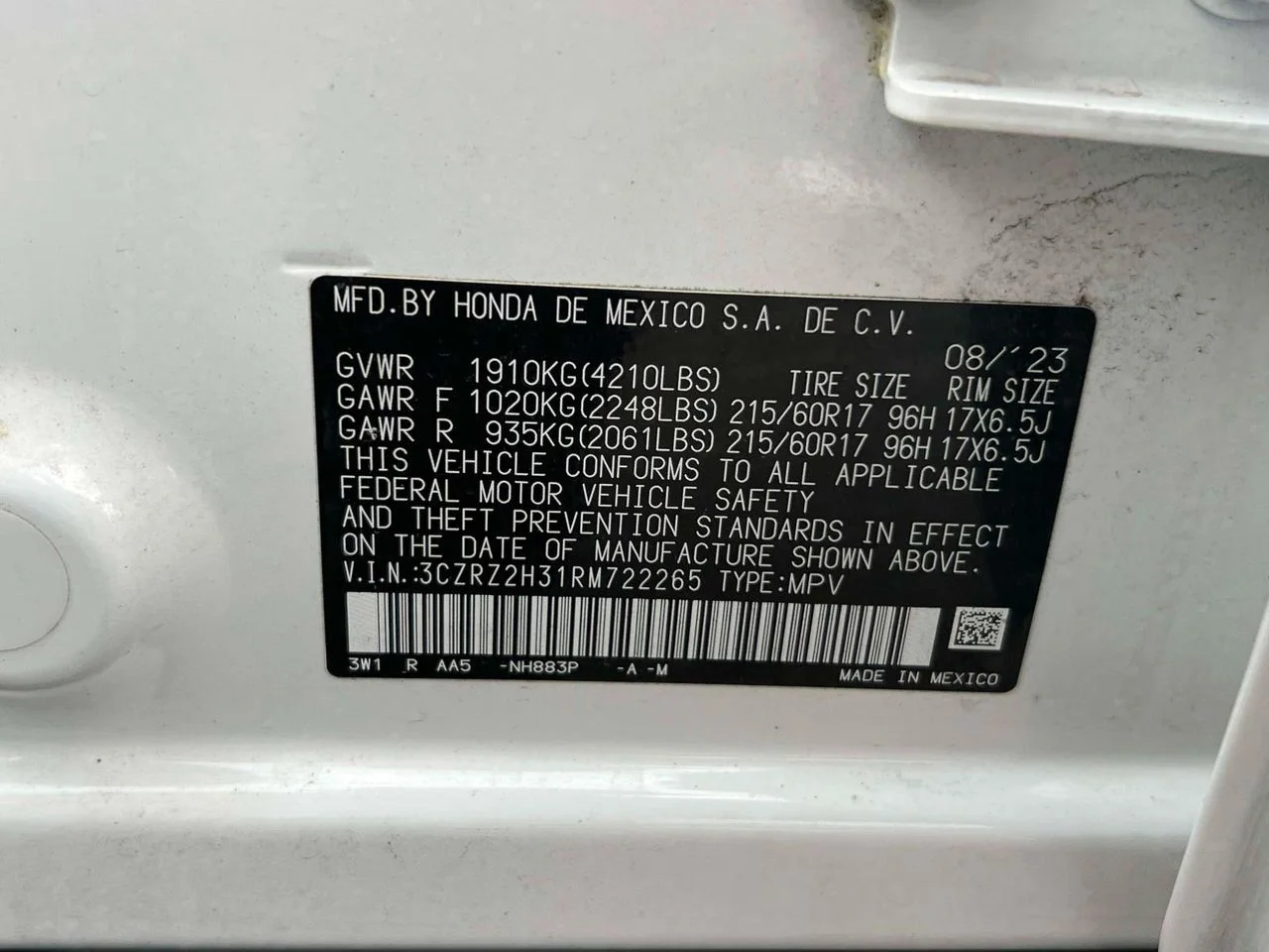 2024 Honda HR-V LX - Photo 37