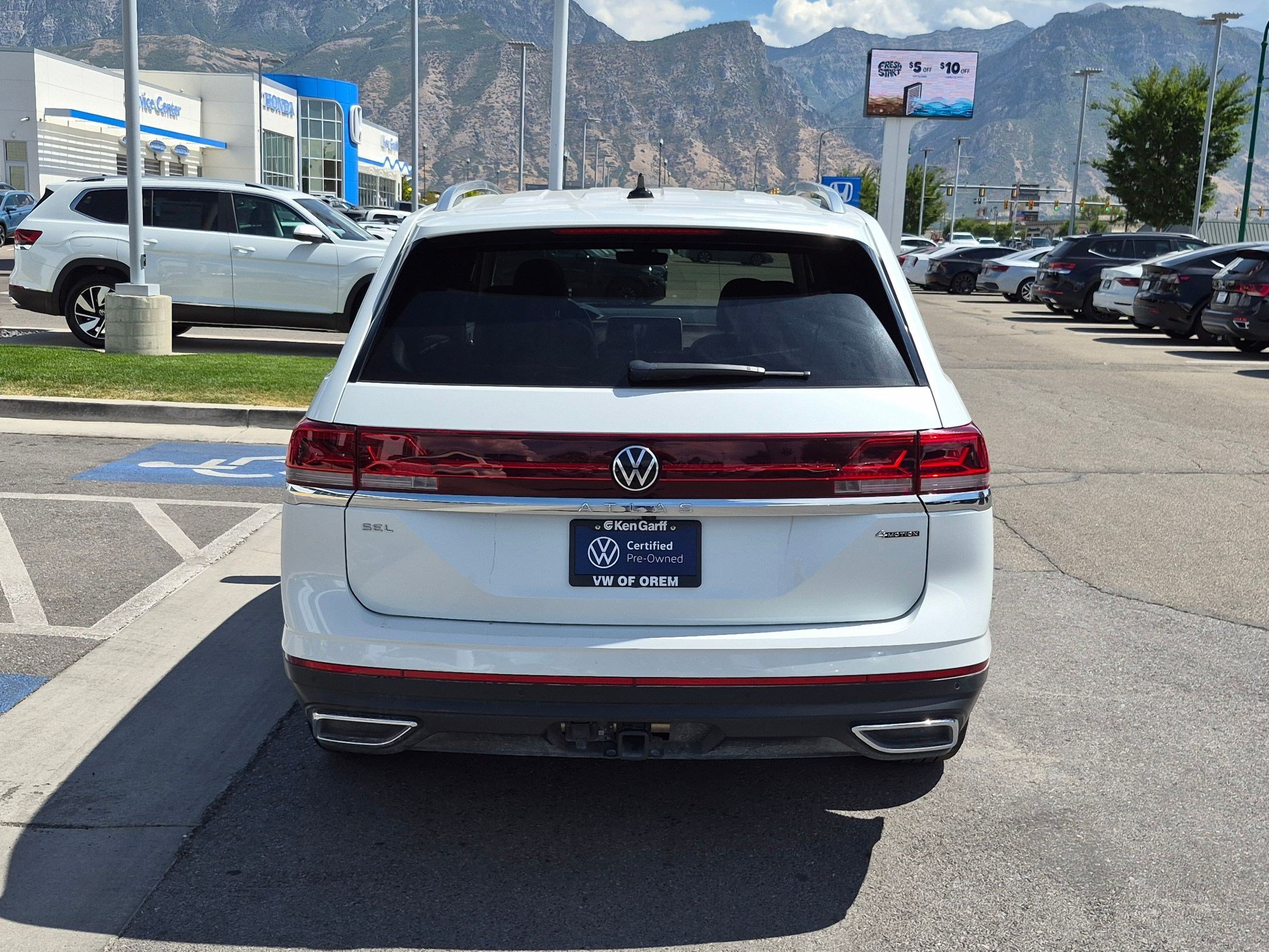 Certified Used 2025 Pure White Volkswagen 2.0T SEL image 5