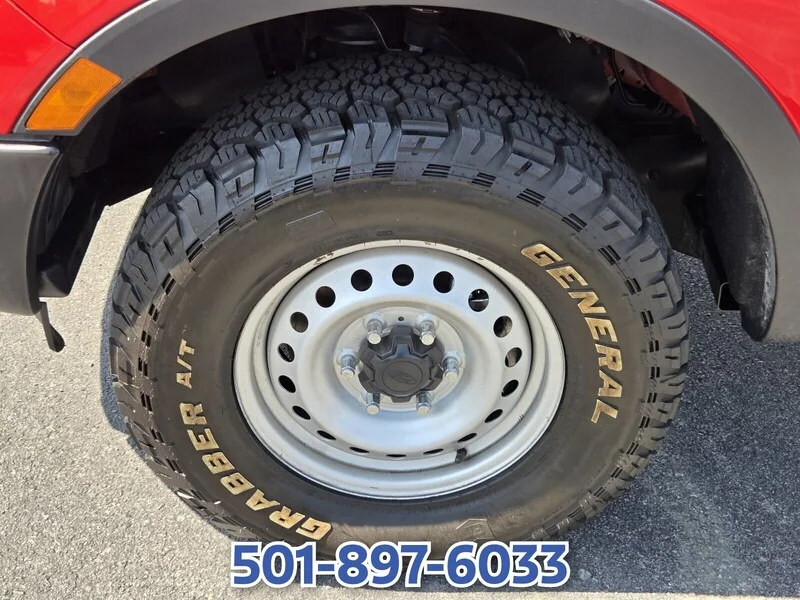 Used 2021 RED FORD XL 2WD SUPERCREW 5